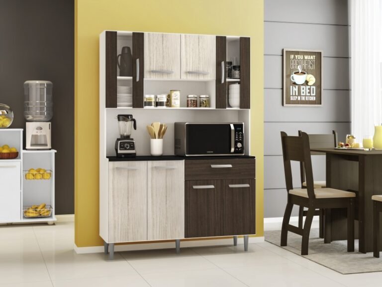 KIT COCINA C5202 GABI BRANCO/ROVERE/AMENDOA, POLIMAN