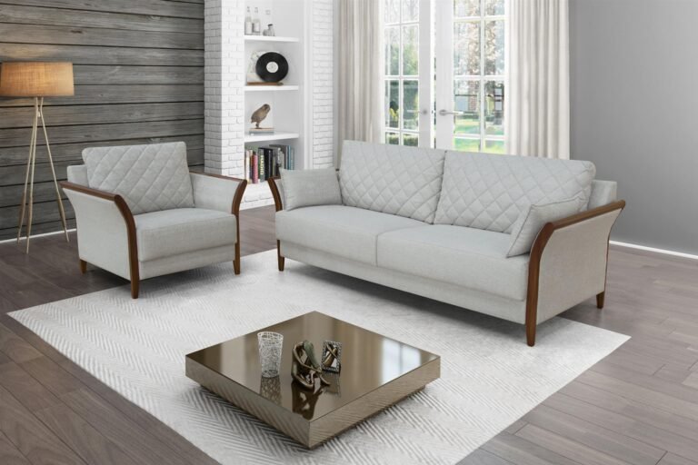 SOFA ATUALLE GOLD 1 Y 2 LUGAR C/MADERA 952 MOLUFAN