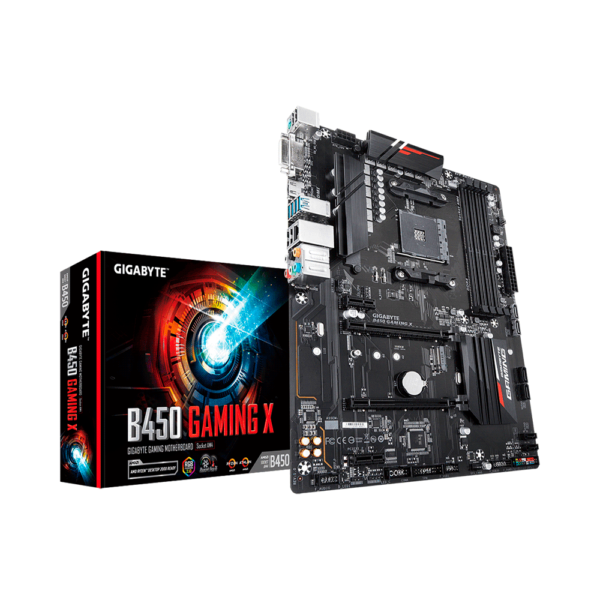 PLACA MADRE GIGABYTE AM4 B450 GAMER X S/R/HDMI/DVI/M2/DDR4/ATX/RGB