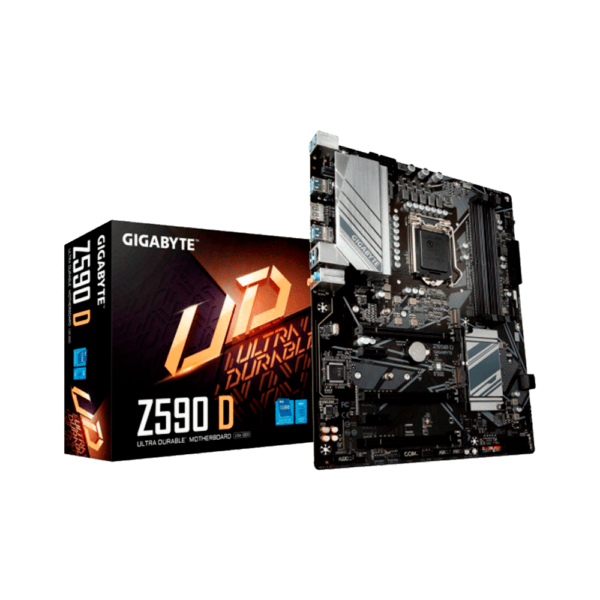 PLACA MADRE GIGABYTE 1200 Z590 D S/R/DP/2M2/DDR4/RGB/USB3.2/ATX
