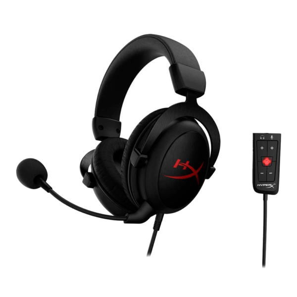 Auricular con Microfono Gamer HYPERX HX-HSCC-2-BK/WW CLOUD CORE 7.1 HEADPH USB/3.5MM ROJO/