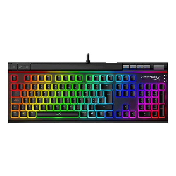 Teclado Gamer USB Hyperx HKBE2X-1X-LA/G ALLOY ELITE 2 RGB Mecanico RedEspañol