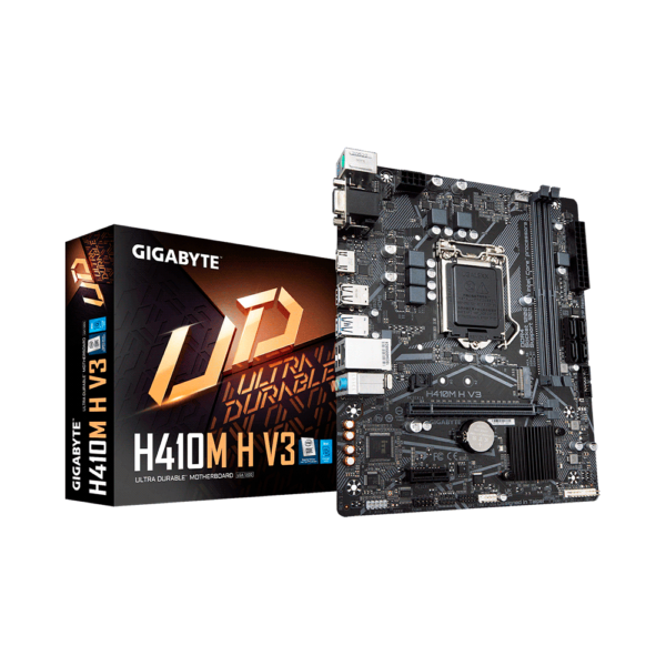 PLACA MADRE GIGABYTE 1200 H410M H V3 V/S/R/HDMI/M2/DD4/USB3.2/MATX