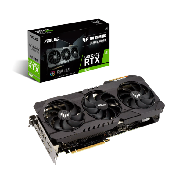 PLACA DE VIDEO ASUS RTX3080 V2 10GB DD6X TUF-RTX3080-10G-V2-GAMING RGB