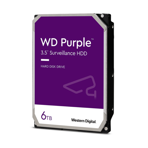 DISCO DURO SATA3 6TB WESTERN DIGITAL PURPLE 5640 256MB WD63PURZ SURVEILLANCE