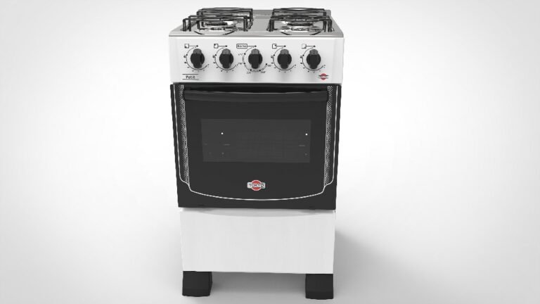 Cocina a gas tokyo new petit 4h mesada inox horno limpia facil con zocalo