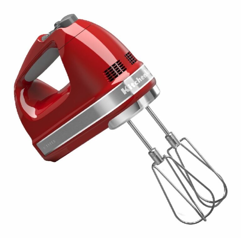 Batidora kitchenaid de mano 5khm9212eer empire red 9vel