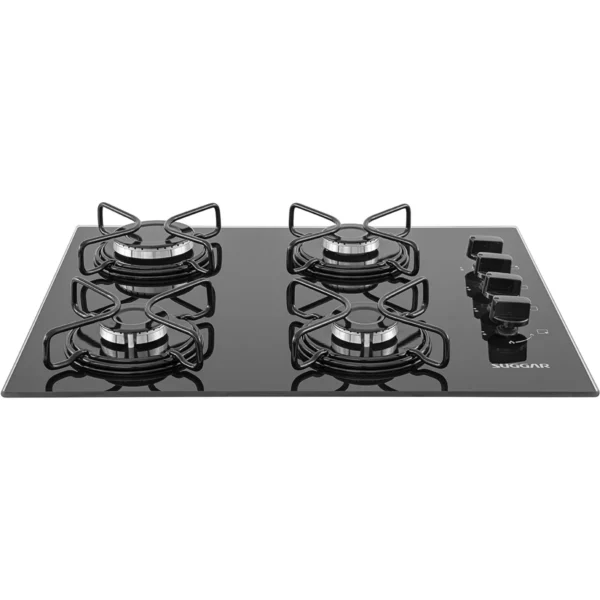 Cocina Cooktop A Gas 4H Negro Suggar