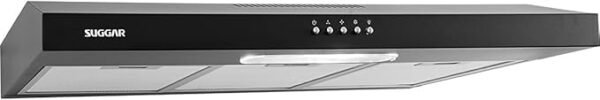 Depurador Slim 80 Cm Negro 220V Suggar