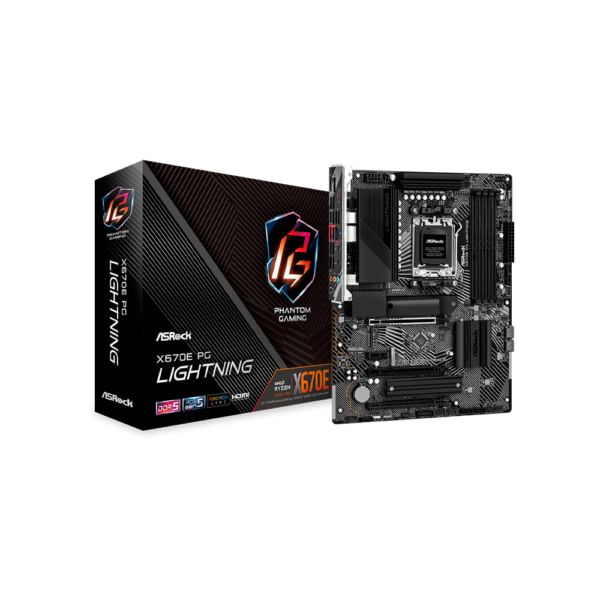 PLACA MADRE ASROCK AM5 X670E PG LIGHTNING DDR5 S/R/HDMI/DP/4M2/USB3.2/ATX