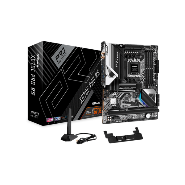 PLACA MADRE ASROCK AM5 X670E PRO RS DDR5 S/R/HDMI/DP/5M2/WIFI/USB3.2/ATX