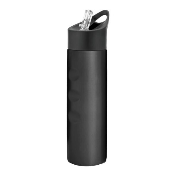 Botella Deportiva 750Ml Acero Inox. Negro Selecta