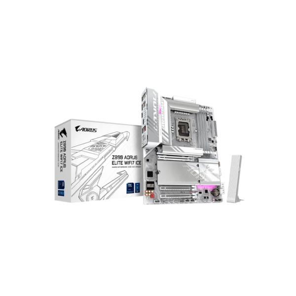 PLACA MADRE GIGABYTE 1851 Z890 AORUS ELITE WIFI7 ICE DDR5 S/R/DP/4M2/WIFI/USB3.2/ATX