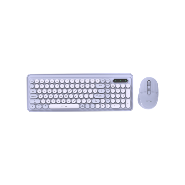 TECLADO + MOUSE FTX WIRELESS DUAL-MODE FTXGK02 POR/LILA