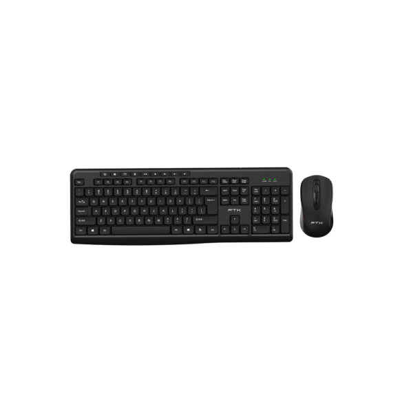 TECLADO + MOUSE FTX WIRELESS FTXGK300 MULTIMEDIA/NUM/POR/NEGRO