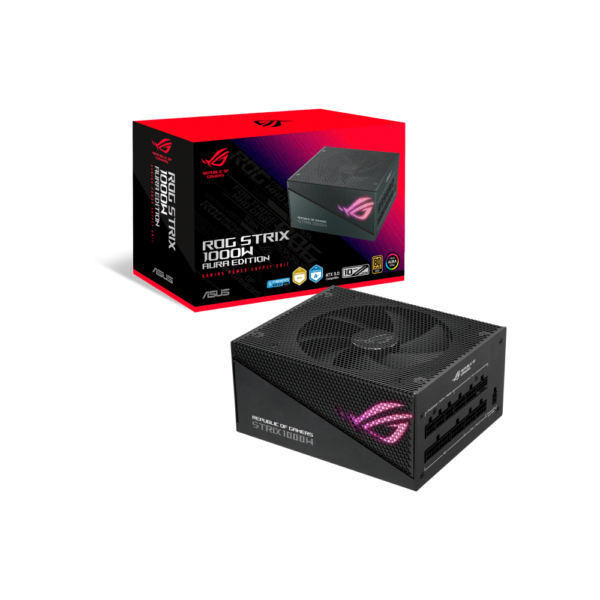FUENTE ASUS 1000W ROG-STRIX-1000G-AURA-GAMING 80 PLUS GOLD FULL MODULAR
