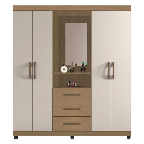 Ropero Capela Natura Off/White Leao