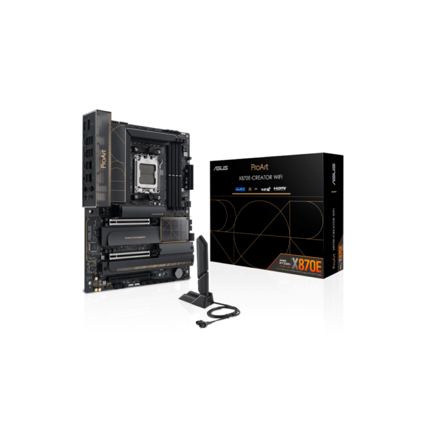 PLACA MADRE AM5 X870E-CREATOR WIFI PROART DDR5 ASUS S/2R/HDMI/DP/4M2/USB4/ATX