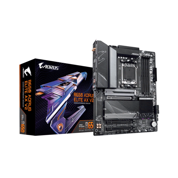 PLACA MADRE AM5 B650 A ELITE AX V2 DDR5 GIGABYTE S/R/HDMI/DP/3M2/WIFI/USB3.2/ATX