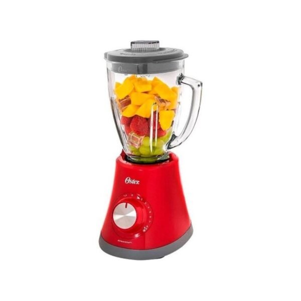 Licuadora Super Chef Oster 8 Velocidades 750W Jarra De Vidrio Rojo Blstmg-Rr8