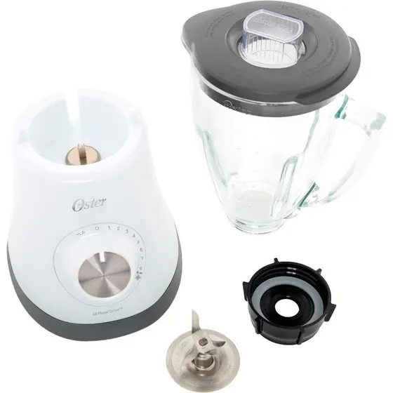 Licuadora Super Chef Oster Jarra De Vidrio Blanco 750W 220V Blstmg-Br8 2