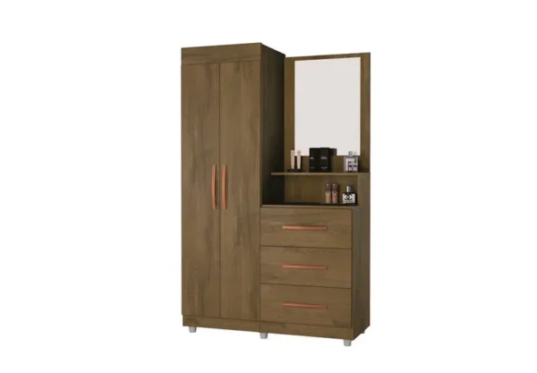 Ropero 2 Puertas 3 Cajones Onix Freijo Primus