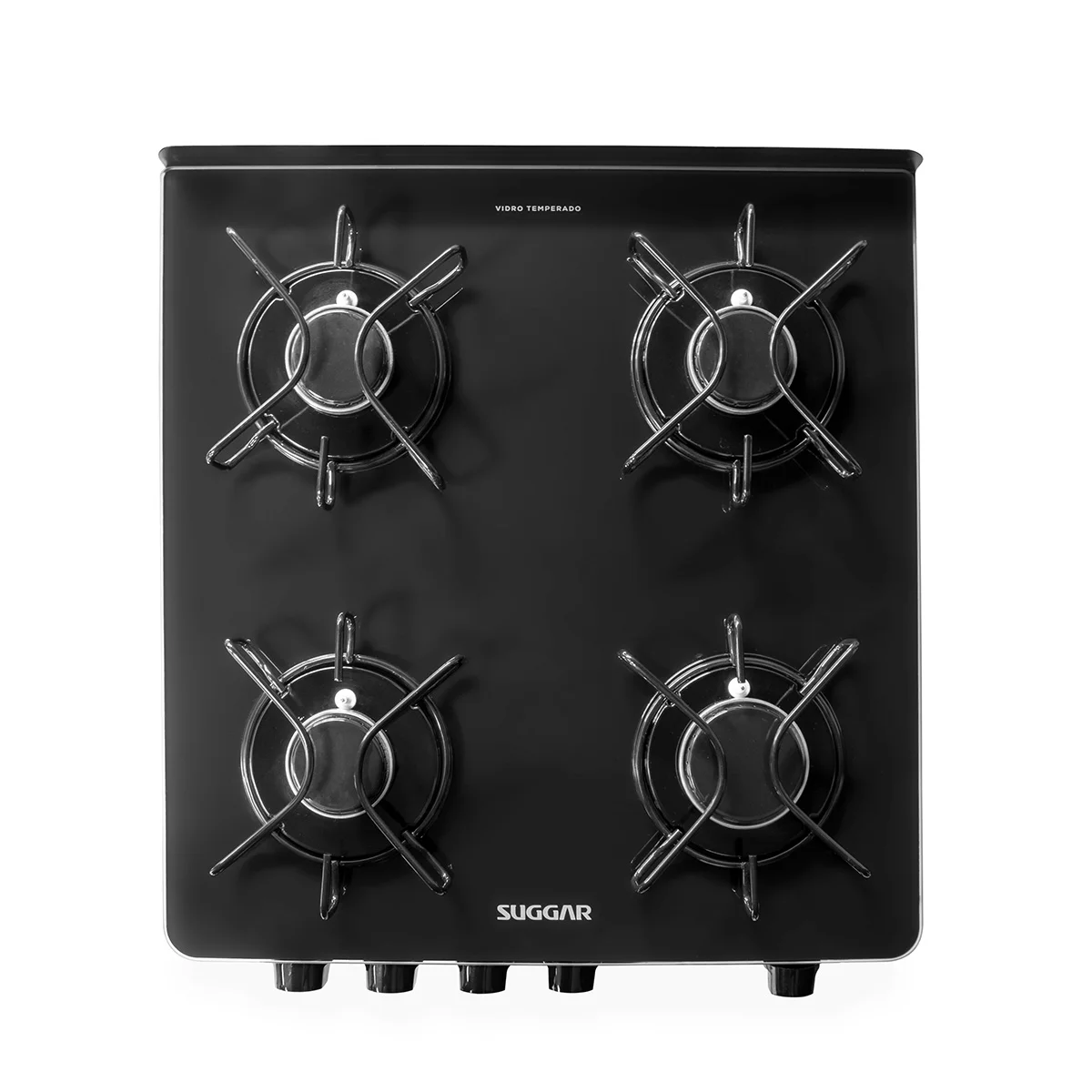 Cocina Suggar 4 Hornallas Cook Glass Negro 3