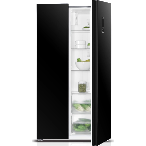 Heladera Midas Negro Side By Side 500 Lts Frio Seco Md-Sbs500B