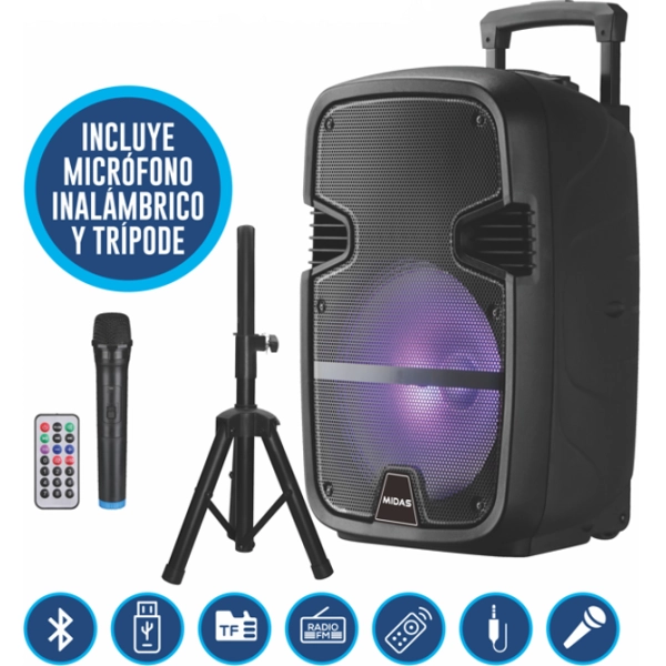 Parlante Midas Karaoke Blu Md-Ps1311