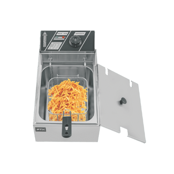 FREIDORA ELECTRICA FTX 10L 2500W 220V ACERO INOXIDABLE CON CESTA DF-10