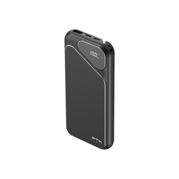 CARGADOR PORTATIL FTX 10000MAH 22.5W PB-10LCD-BK POWER BANK NEGRO