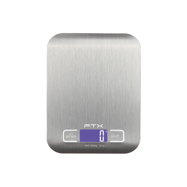 BALANZA DE COCINA FTX DIGITAL 10KG PLANA GRIS KS-101