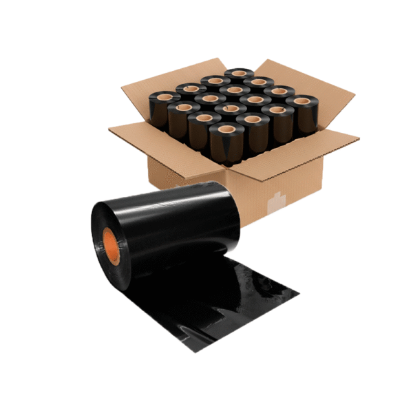 RIBBON FTX PARA ETIQUETA DE 4" 110MM X 300M CERA POR 20 UNIDADES RBBK110300