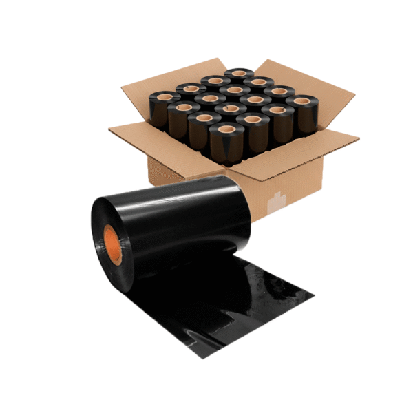 RIBBON FTX PARA ETIQUETA DE 4" 110MM X 450M CERA POR 15 UNIDADES RBBK110450