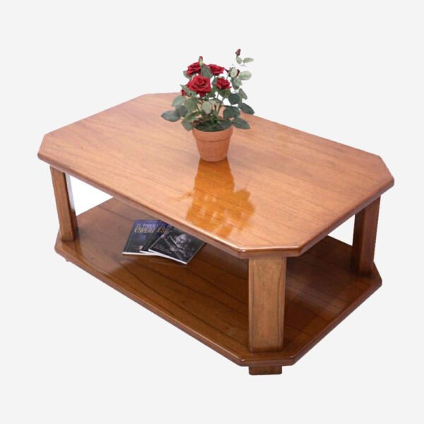 MESA CENTRO ITALIANA TAPA MADERA NATURAL