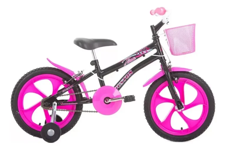 Bicicleta Tina Aro 16 Negro Con Canasta Houston