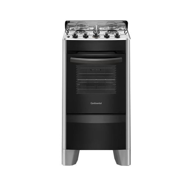 COCINA CONTINENTAL A GAS 4H, 50CM SILVER