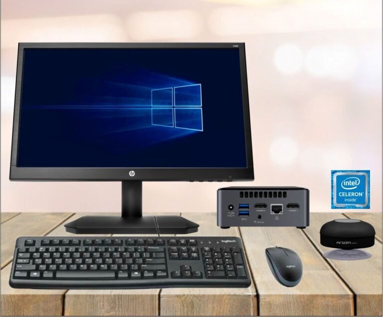 KIT MINI PC CEL J4005 4/256GB 16"TECL+MO