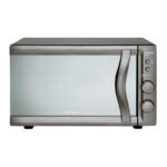 Horno Mueller de 44 litros gabinete en color plata con vidrio espejado