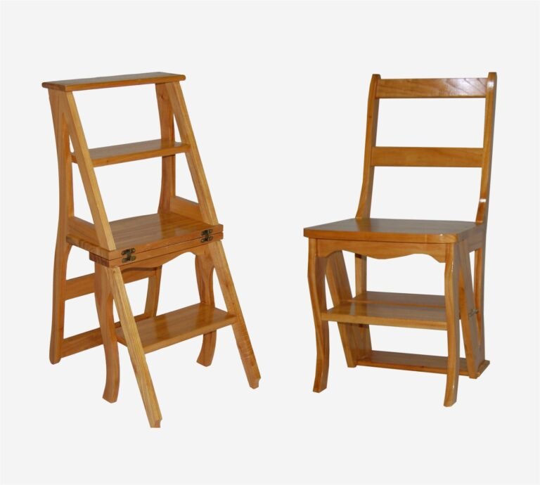 SILLA ESCALERA NATURAL MIRNO