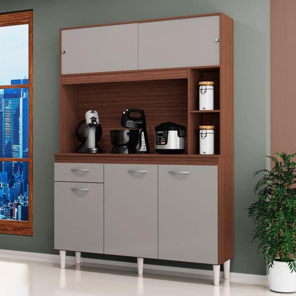 KIT COCINA DUDA 120CM CAPUCCINO OFF WHITE POQUEMA