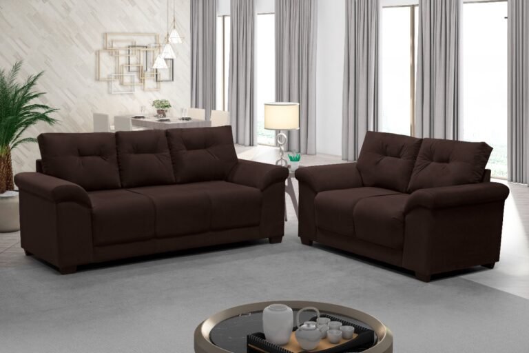SOFA DUBAI 3X2LUG 200 MARRON ARTFLEX