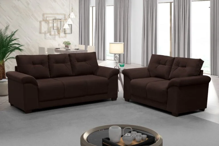 SOFA DUBAI 3X2LUG 200 MARRON ARTFLEX