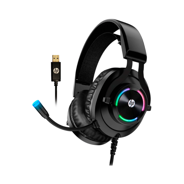 AURICULAR CON MICROFONO GAMER HP H360GS HEADPH 7.1 USB/RGB/NEGRO
