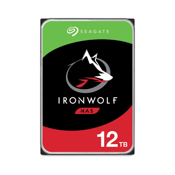 DISCO DURO SATA3 12TB SEAGATE IRONWOLF NAS 7200 256MB ST12000VN008