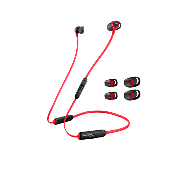 Auricular con Microfono HYPERX HEBBXX-MC-RD/G CLOUD BUDS EARPH BLUETOOTH ROJO