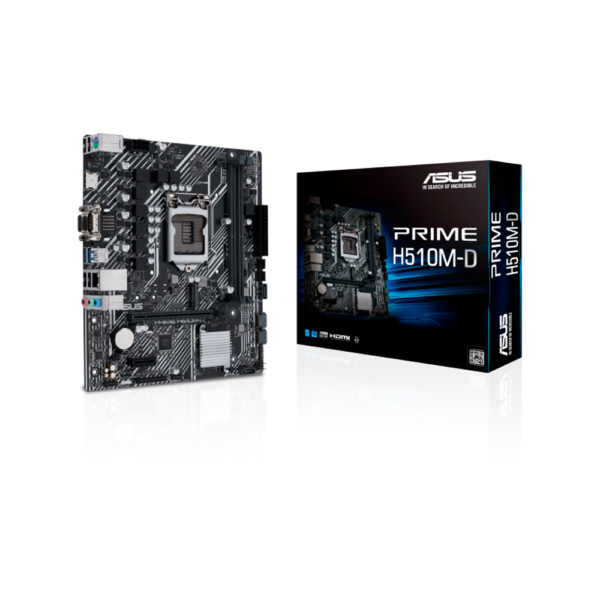 PLACA MADRE ASUS 1200 PRIME H510M-D V/S/R/HDMI/COM/M2/DDR4/USB3.2/MATX