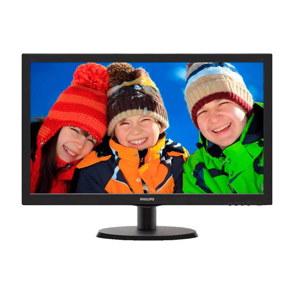 Monitor 24"philips 243v5lhsb/55 fhd hdmi/dvi/vga/1ms/60hz/negro/bivolt