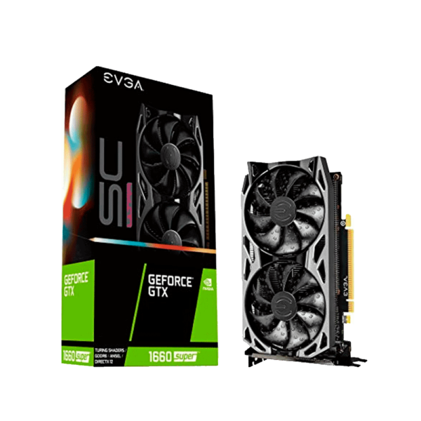 PLACA DE VIDEO EVGA GTX1660 SUPER SC ULTRA GAMING 6GB DD6 06G-P4-1068-KR