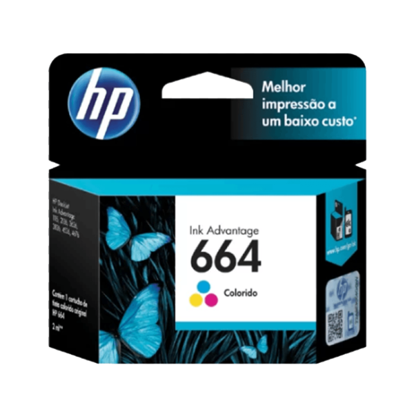 TINTA HP 664 COLOR F6V28AL DJ 2135 2ML